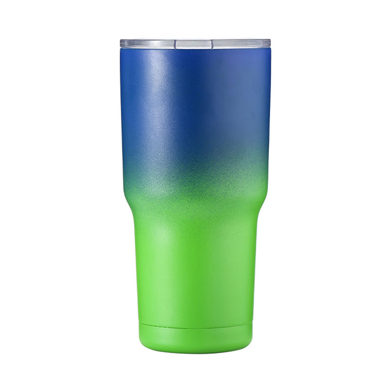 Taza de acero inoxidable de doble pared para acampar al aire libre sin BPA