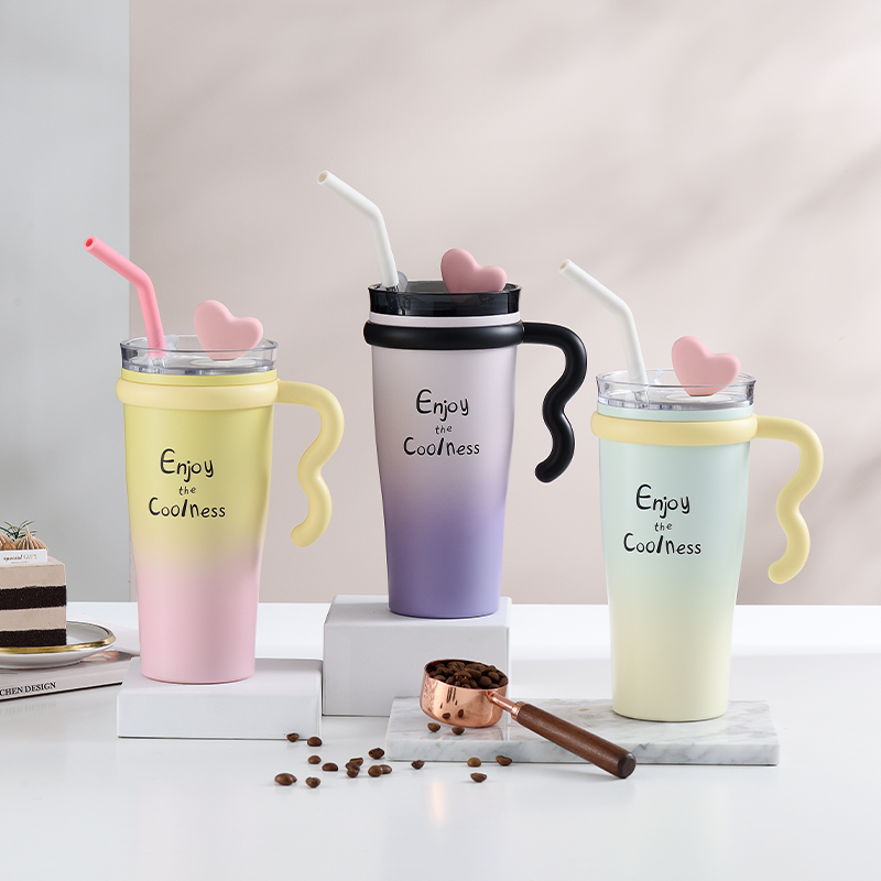 Vaso de acero inoxidable Tessan de 40 oz con tapa tritan